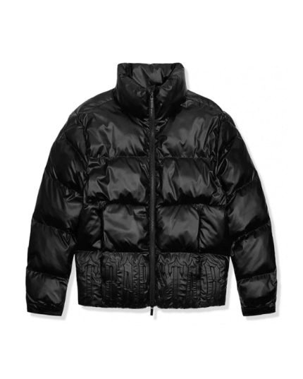 Trapstar Irongate Embossed Puffer Matte Jacket – Black