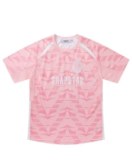 Trapstar Pink Edition Camo Football Jersey Tee