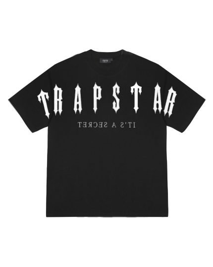Trapstar Arch Chenille Decoded Tee – Black