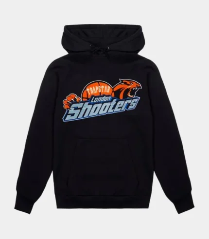 Trapstar Shooters Chenille Hoodie – Black