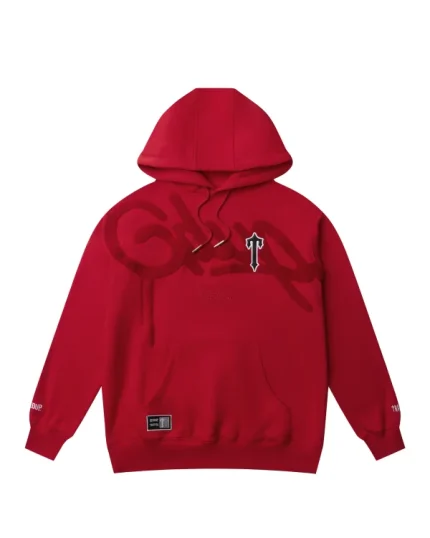 Trapstar Geedup Handstyle Red Hoodie