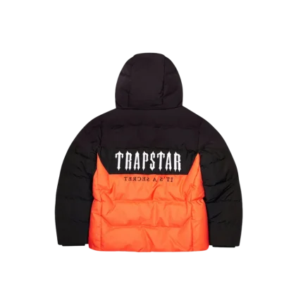 Trapstar Decoded Puffer Jackets – Black / Orange